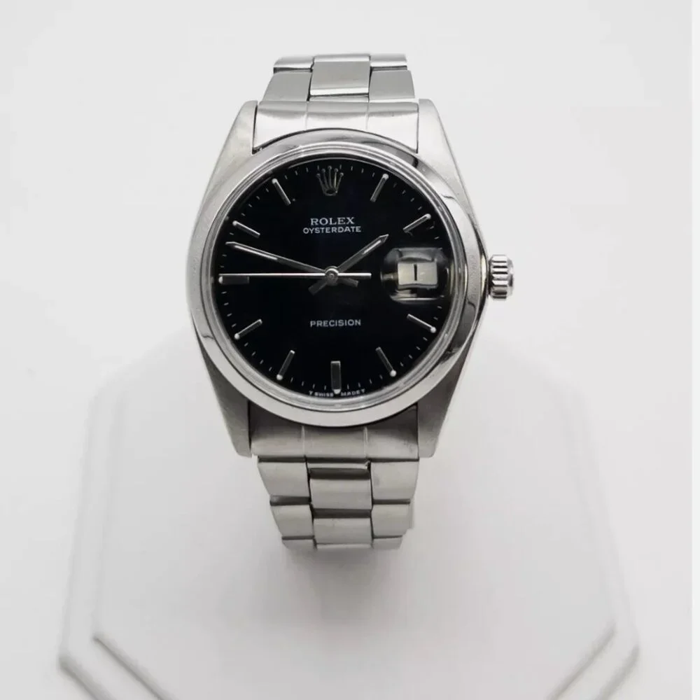 Sale! Rolex Black Dial Men's Oyster Watch
